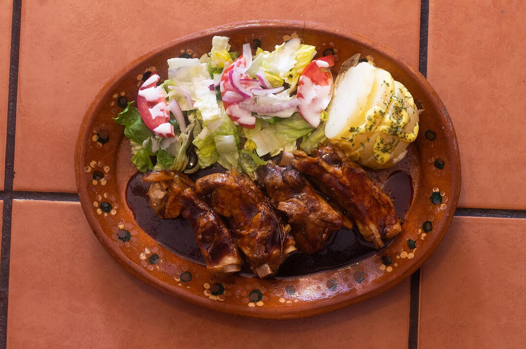 Costillas de cerdo a la BBQ